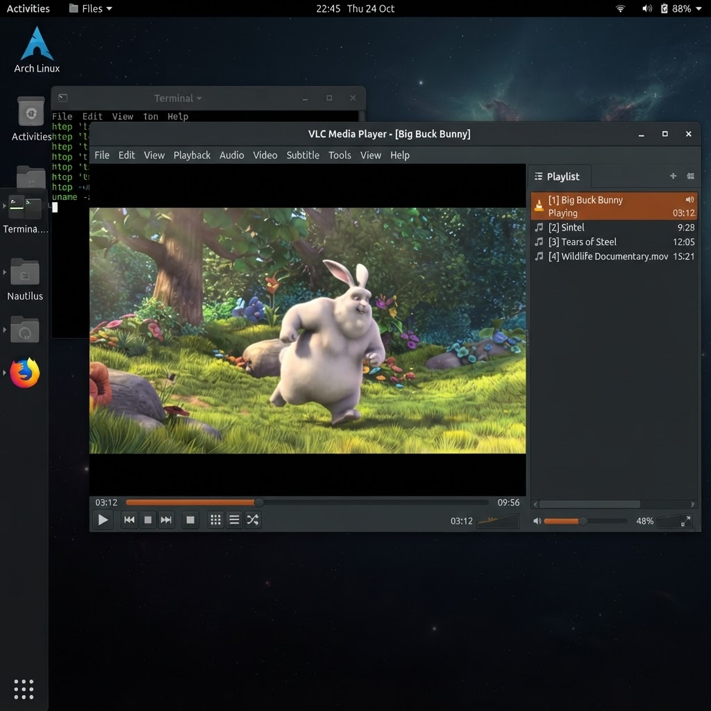 VLC for Linux — VLC screenshot