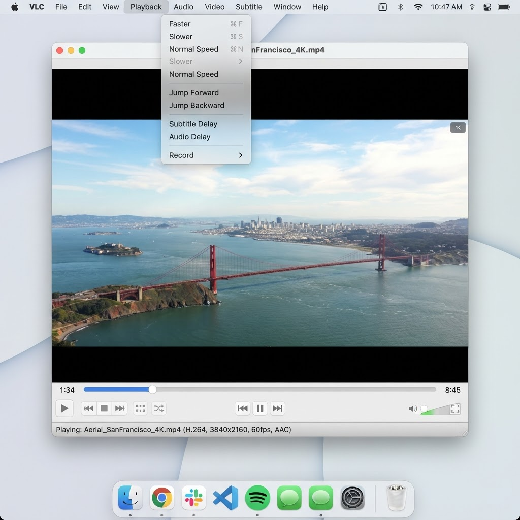 VLC for Mac OS X — VLC screenshot